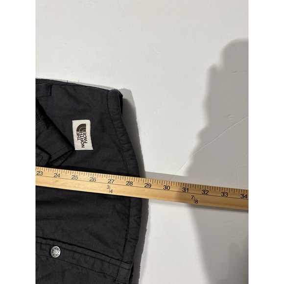 The North Face Men's Campshire Sherpa Lined Shirt Jacket Shacket Black Sz M Snap - Picture 7 of 13